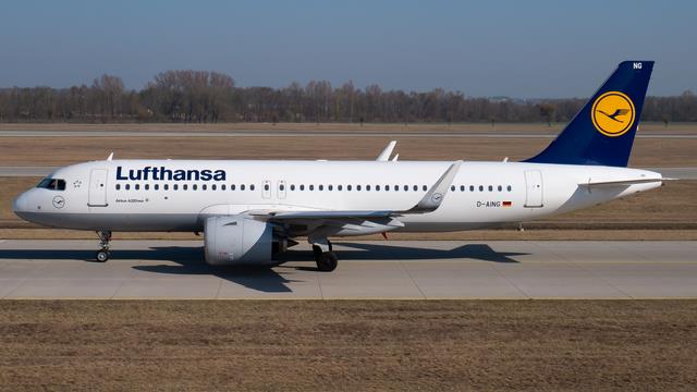 D-AING:Airbus A320:Lufthansa